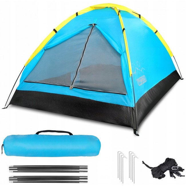 TOURIST TENT 2-PERSON ALPENAIR IGLO CAMPING WATERPROOF MOSQUITO NET TOURIST TENT 2-PERSON ALPENAIR IGLO CAMPING WATERPROOF MOSQUITO NET