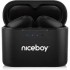 Niceboy HIVE Podsie 4 czarne / S uchawki bezprzewodowe z mikrofonem / TWS / Bluetooth 5.4 / IP54 / etui adujące