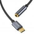 Baseus L54 mobile phone cable Black, Grey USB C 3.5mm