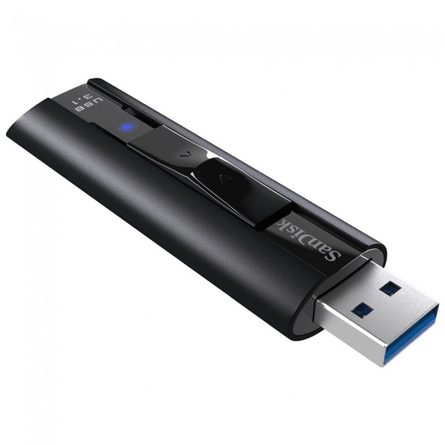 SanDisk Extreme Pro USB flash drive 128 GB USB Type-A 3.2 Gen 1 (3.1 Gen 1) Black SanDisk Extreme Pro USB flash drive 128 GB USB Type-A 3.2 Gen 1 (3.1 Gen 1) Black