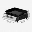 Black+Decker BXOP4900E 2-burner gas barbecue