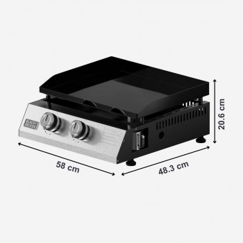 Black+Decker BXOP4900E 2-burner gas barbecue