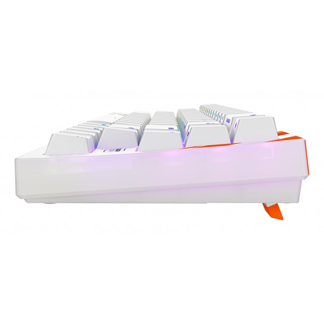 CHERRY K5 PRO TMR COMPACT keyboard Gaming USB QWERTZ German Orange, White