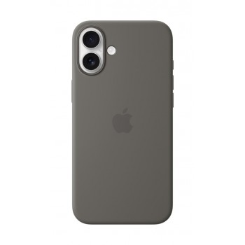 Apple iPhone 16 Plus Silicone Case with MagSafe - Stone Gray Apple iPhone 16 Plus Silicone Case with MagSafe - Stone Gray