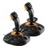 Thrustmaster T.16000M FCS SPACE SIM DUO Black, Orange USB Flightstick Analogue / Digital PC