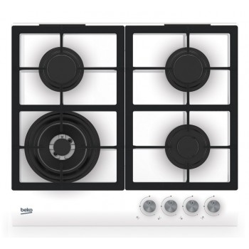 Beko HILW 64225 SW White Built-in 60 cm Gas 4 zone(s)