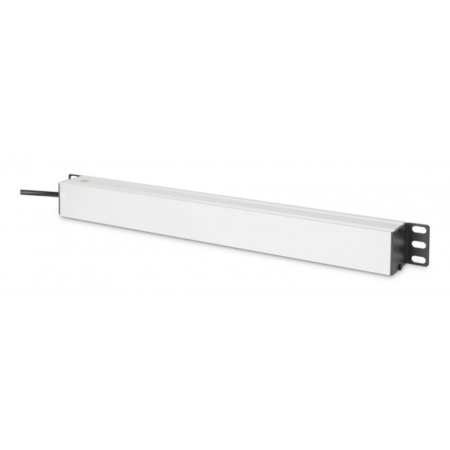Digitus DN-95437 power distribution unit (PDU) 9 AC outlet(s) 1U Black, Silver