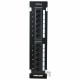 Intellinet Patch Panel, Cat6, Wall-mount, UTP, 12 Port, Black Intellinet Patch Panel, Cat6, Wall-mount, UTP, 12 Port, Black