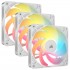 Corsair Fan 120*120*25 RS120-R White ARGB
