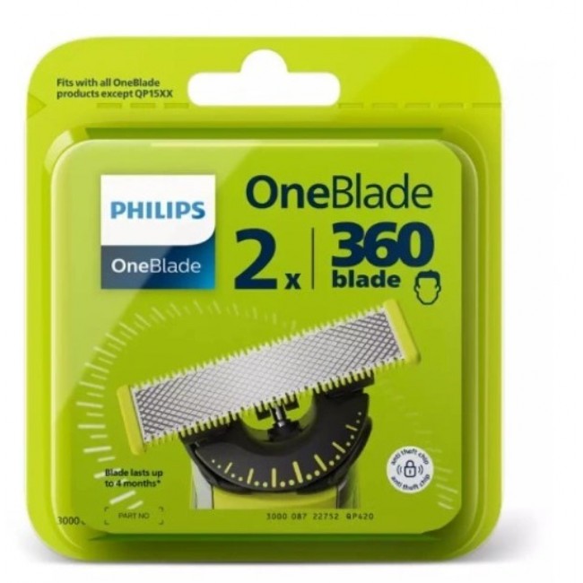 Philips Norelco OneBlade OneBlade 360 QP420/50 Replacement blade 2 pack