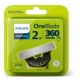 Philips Norelco OneBlade OneBlade 360 QP420/50 Replacement blade 2 pack