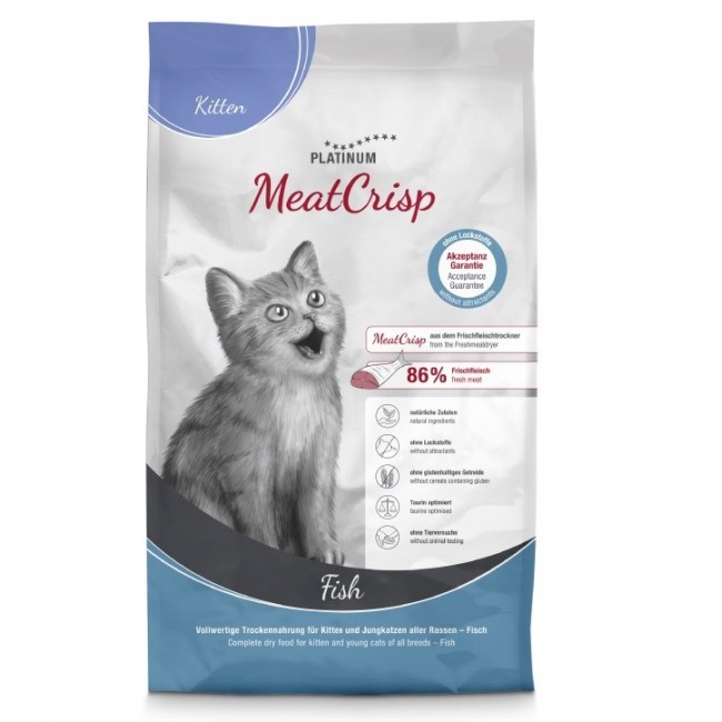 PLATINUM MeatCrisp Kitten Fish - dry cat food - 1,5kg PLATINUM MeatCrisp Kitten Fish - dry cat food - 1,5kg