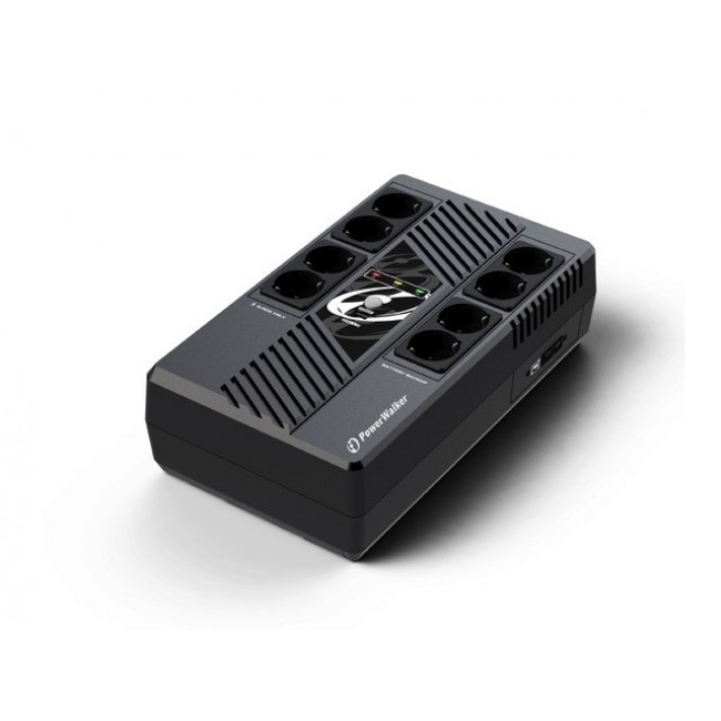 PowerWalker VI 600 MS FR uninterruptible power supply (UPS) Line-Interactive 0.6 kVA 360 W 8 AC outlet(s)