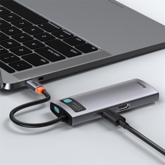 Baseus Metal Gleam USB 3.2 Gen 1 (3.1 Gen 1) Type-C Grey