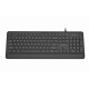 Gembird KB-MCH-05 Slim wired multimedia keyboard, black, US layout