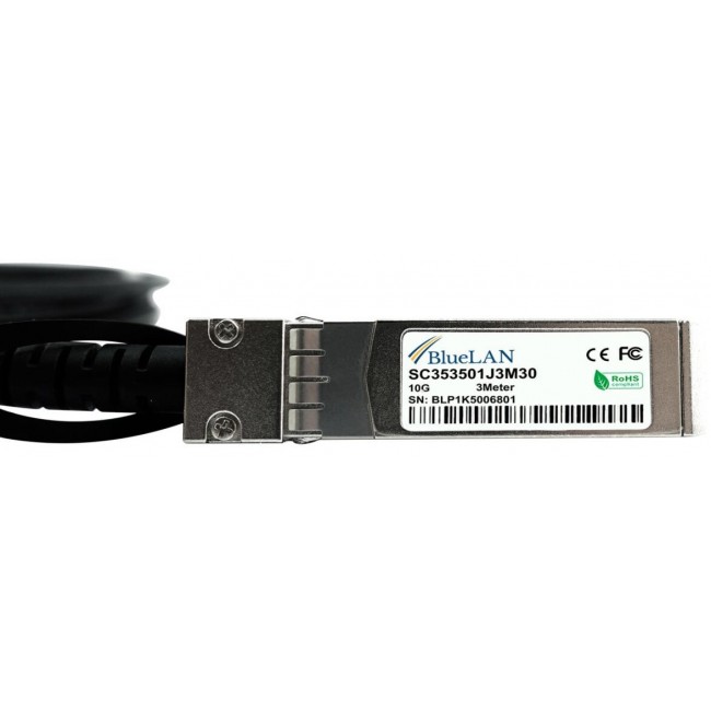 BlueOptics JD096C-BL InfiniBand/fibre optic cable 1 m SFP+ Black BlueOptics JD096C-BL InfiniBand/fibre optic cable 1 m SFP+ Black