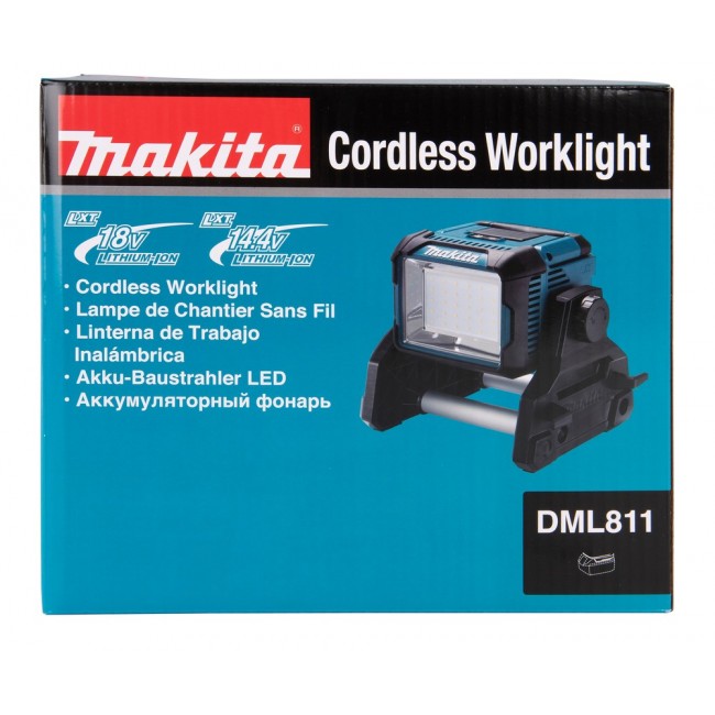 MAKITA LAMP 18V/14,4V DML811 LED 1800lx/3000lm +AC POWER