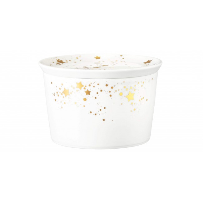 SELTMANN LIBERTY GOLDEN STARS Miska z pokr 14x9 cm SELTMANN LIBERTY GOLDEN STARS Miska z pokr 14x9 cm