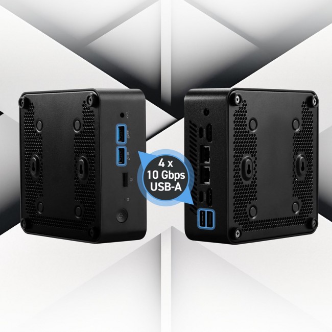 MSI Cubi NUC 1M Intel Core 3 100U (14th Gen - Series 1) Barebone, NUC, SFF, Mini Computer, HTPC, (NO RAM, NO Storage, NO OS), Intel Graphics/DDR5/Dual ThunderBolt 4/Dual HDMI/Dual LAN/WiFi 6E/BT 5.3/VESA - NUC 1M i3 100U BB
