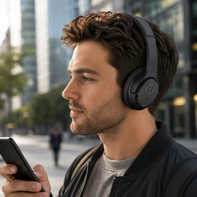 Esperanza EH163K Headphones with microphone Headband Black