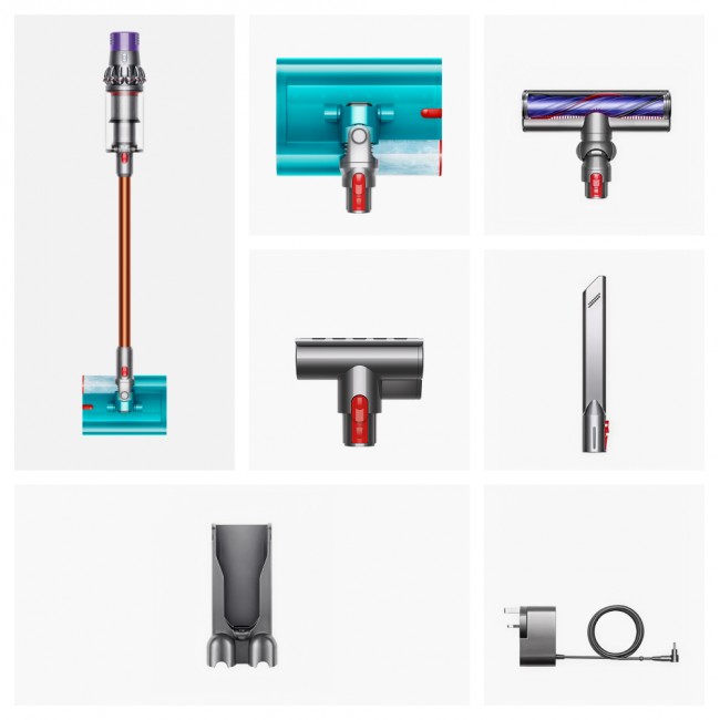 Dyson V10 Submarine 2-in-1 stick vacuum Battery Dry&wet Bagless 0.76 L Copper, Grey Dyson V10 Submarine 2-in-1 stick vacuum Battery Dry&wet Bagless 0.76 L Copper, Grey