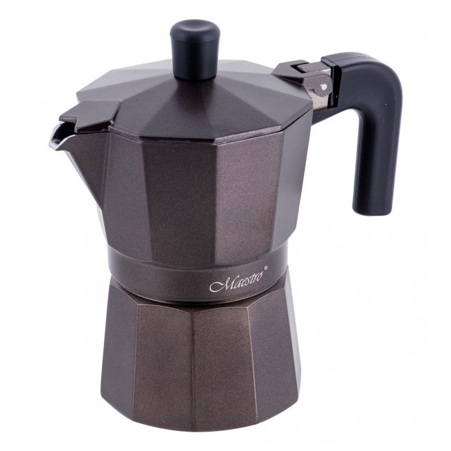 Maestro 3 cup coffee machine MR-1666-3-BROWN brown Maestro 3 cup coffee machine MR-1666-3-BROWN brown