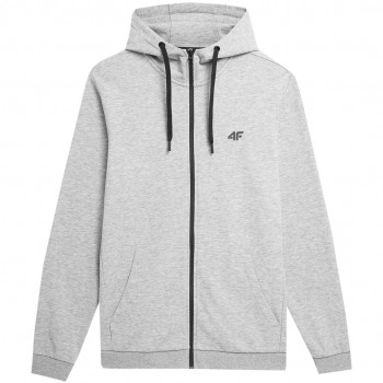 Men's sweatshirt 4F M0951 cool light gray melange 4FWSS24TSWSM0951 27M 2XL