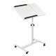 Maclean mobile desk/laptop stand, white, height adjustment 59-89cm, max. 30kg , MC-121 W Maclean mobile desk/laptop stand, white, height adjustment 59-89cm, max. 30kg , MC-121 W
