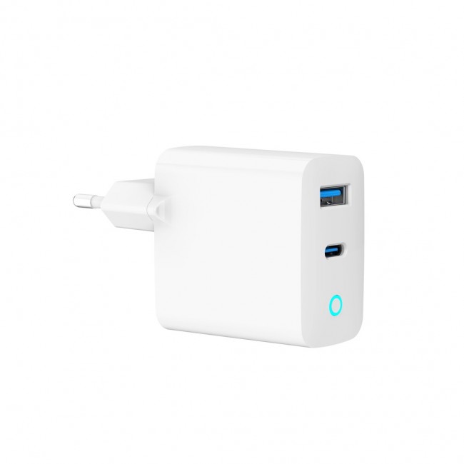 Gembird TA-UC-PDQC45L-W-01 mobile device charger Universal White AC Fast charging Indoor Gembird TA-UC-PDQC45L-W-01 mobile device charger Universal White AC Fast charging Indoor