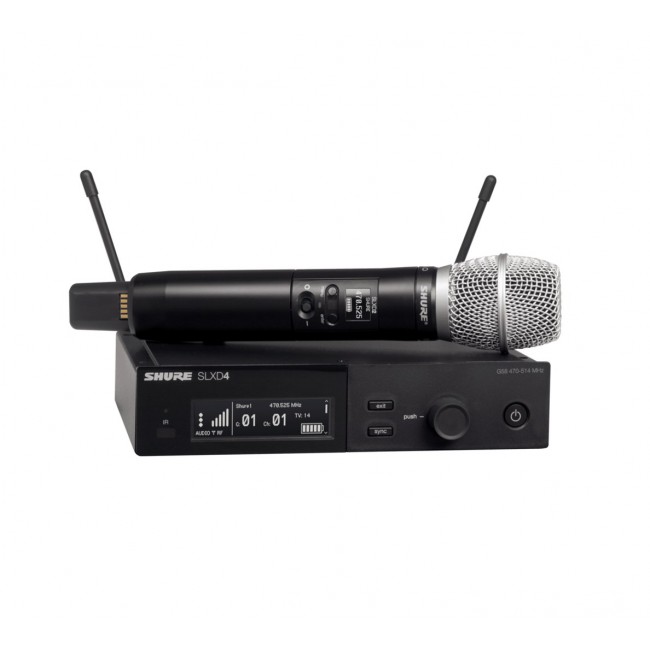Shure SLXD2/SM86 - hand-held transmitter with SM86 microphone Shure SLXD2/SM86 - hand-held transmitter with SM86 microphone