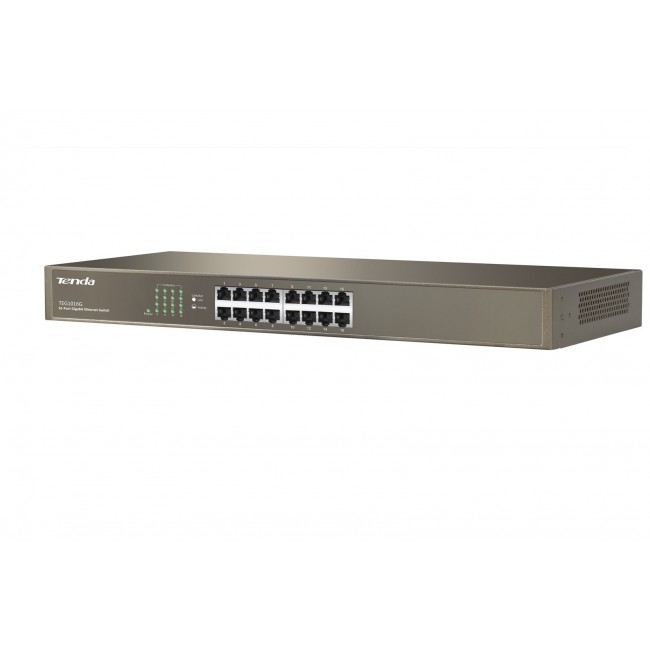 Tenda TEG1016G network switch Unmanaged Gigabit Ethernet (10/100/1000) 1U Blue Tenda TEG1016G network switch Unmanaged Gigabit Ethernet (10/100/1000) 1U Blue