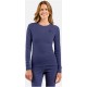 Odlo BL TOP crew neck l/s ACTIVE WARM long-sleeved thermal underwear, size M, blue Odlo BL TOP crew neck l/s ACTIVE WARM long-sleeved thermal underwear, size M, blue
