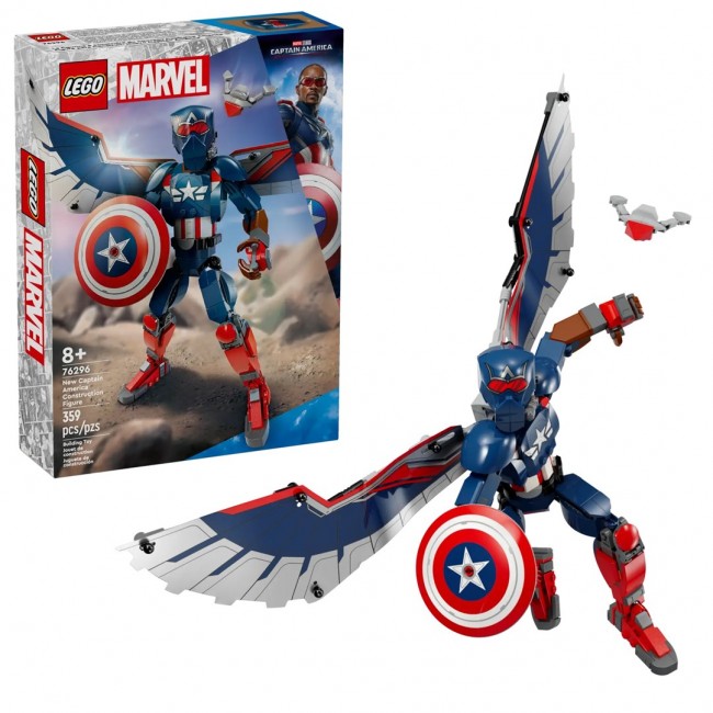 LEGO MARVEL 76296 New Captain America Construction Figure LEGO MARVEL 76296 New Captain America Construction Figure