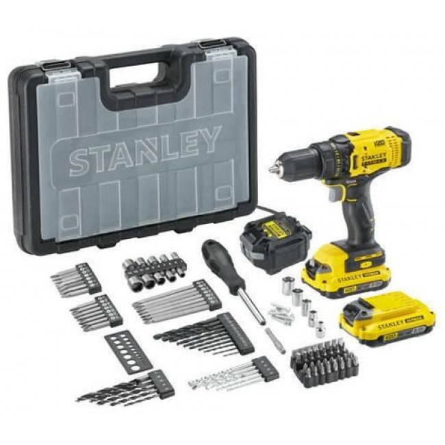 STANLEY WKRĘTARKA V20 SFMCD700D2A KUFER +80ACC