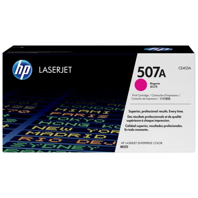 HP 507A - magenta - original - LaserJe HP 507A - magenta - original - LaserJe