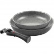 BALLARINI TORRE Set of 2 frying pans (24 + 28 cm) 1H