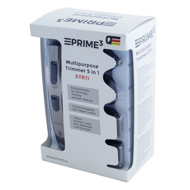 PRIME3 STR11 hair trimmers/clipper Black, Grey Nickel-Metal Hydride (NiMH)