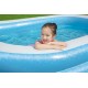 Bestway Blue Rectangular Familiy Pool -2.62m x 1.75m x 51cm - blue Bestway Blue Rectangular Familiy Pool -2.62m x 1.75m x 51cm - blue