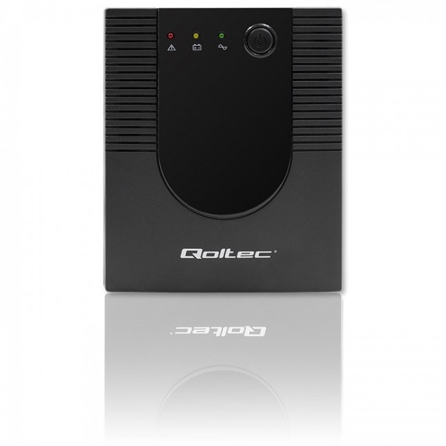 Qoltec 53775 Uninterruptible power supply Line Interactive | Monolith | 1200VA | 720W Qoltec 53775 Uninterruptible power supply Line Interactive | Monolith | 1200VA | 720W