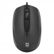 MOUSE DEFENDER ALPHA MB-507 OPTICAL 1000dpi 3P BLACK SILENT CLICK