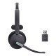 Yealink WH64 Hybrid Mono UC Headset Wireless Head-band Office/Call center Micro-USB Bluetooth Black