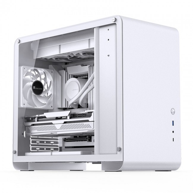 Jonsbo U4 Mini Micro-ATX Case, Tempered Glass - white Jonsbo U4 Mini Micro-ATX Case, Tempered Glass - white
