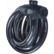 12 mm steel keyed bicycle cable - YCK0/12/200/2 Black 12 mm steel keyed bicycle cable - YCK0/12/200/2 Black