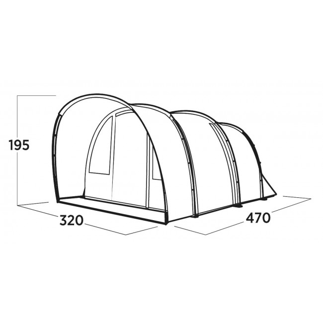 Easy Camp Skarvan 5 Blue Tunnel tent Easy Camp Skarvan 5 Blue Tunnel tent