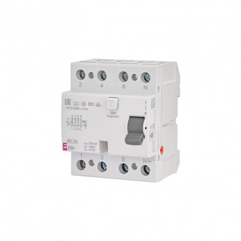 RELAY CURR LEAK 4P 25 A 30 MA EFI-P4 A