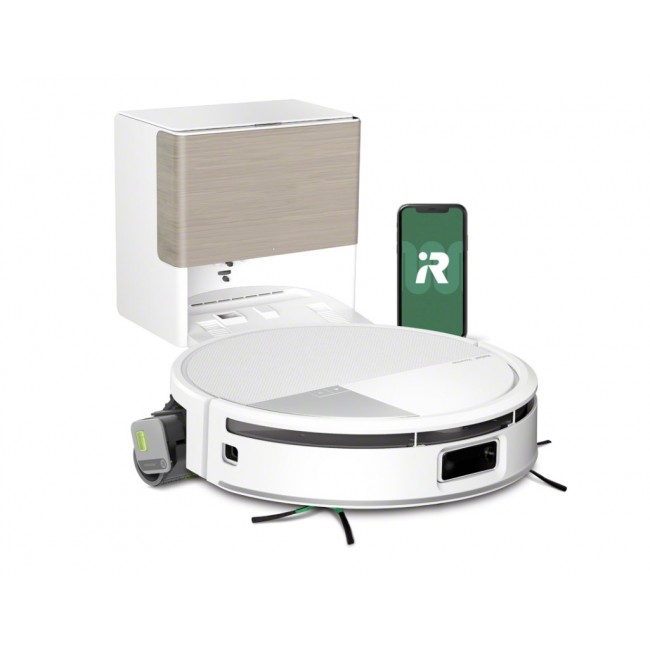 iRobot Roomba Max 705 Combo cleaning robot with AutoWash docking station white