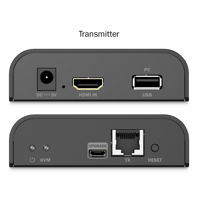 HDMI 4K/60Hz Extender with KVM USB 2.0 over IP