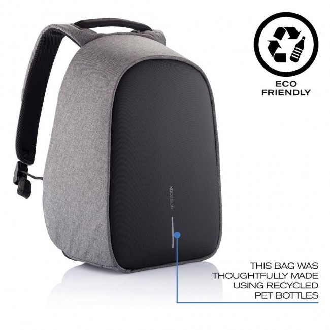 XD DESIGN ANTI-THEFT BACKPACK BOBBY HERO REGULAR GREY P/N: P705.292 XD DESIGN ANTI-THEFT BACKPACK BOBBY HERO REGULAR GREY P/N: P705.292