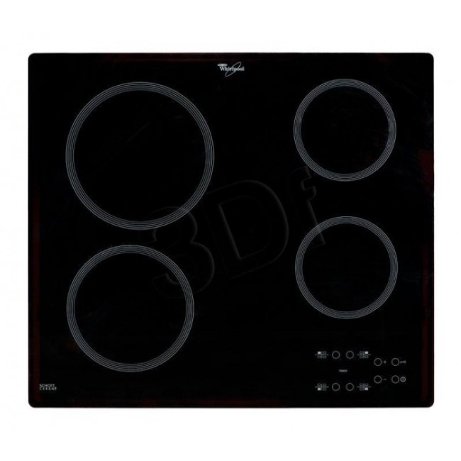 Whirlpool AKT 801/NE hob Black Built-in 58 cm Ceramic hob 4 zone(s) Whirlpool AKT 801/NE hob Black Built-in 58 cm Ceramic hob 4 zone(s)