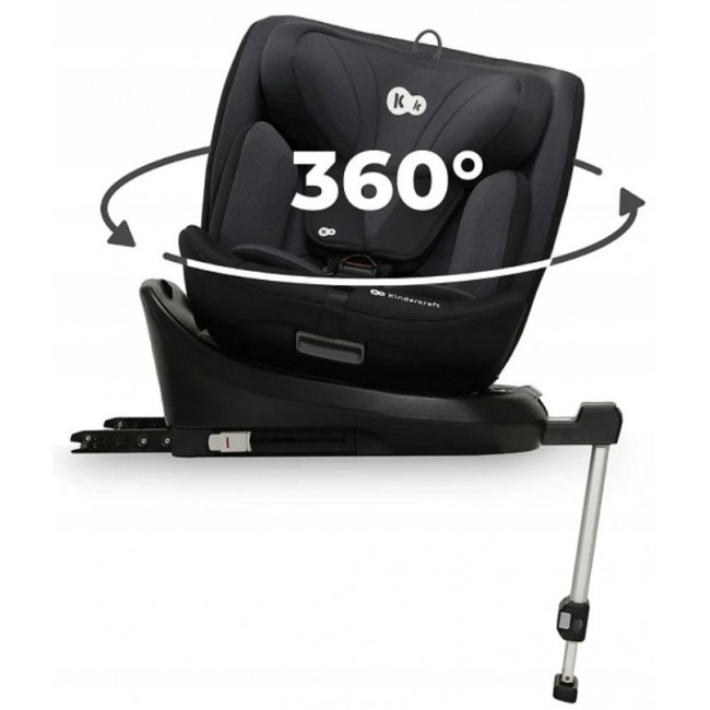 KinderKraft car seat I-360 black KinderKraft car seat I-360 black